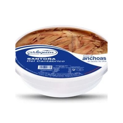 TROZOS ANCHOA CANTABRICO AC. OLIVA 900 GR ARLEQUIN