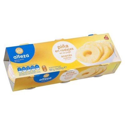PIÑA JUGO ALTEZA 3X137 GR PIÑA JUGO ALTEZA 3X137 GR