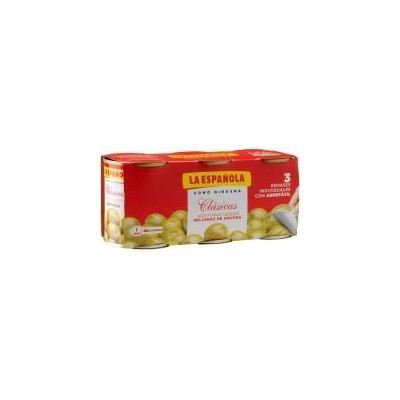 ESPAÑOLA ACEITUNA RELLENA 3X50GR ESPAÑOLA ACEITUNA RELLENA 3X50GR