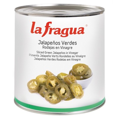 JALAPEÑOS VERDES RODAJAS 3 KG JALAPEÑOS VERDES RODAJAS 3 KG