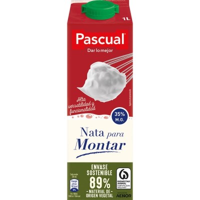 NATA PASCUAL MONTAR Y COCINAR 1LITRO35% NATA PASCUAL MONTAR Y COCINAR 1LITRO35%