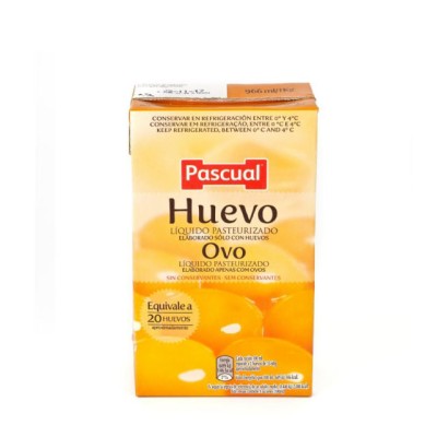 HUEVO LIQUIDO PASCUAL 1 LITRO HUEVO LIQUIDO PASCUAL 1 LITRO
