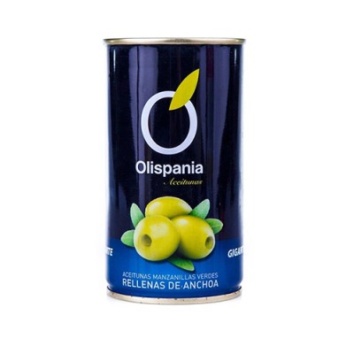 ACEITUNA RELLENA OLISPANIA GIGANTE 160/200 600GR ACEITUNA RELLENA OLISPANIA GIGANTE 160/200 600GR