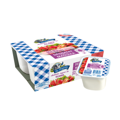LA FAGEDA YOGUR DESNATADO FRESA 4x125 GR LA FAGEDA YOGUR DESNATADO FRESA 4x125 GR