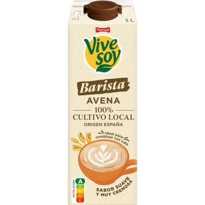 VIVESOY AVENA BARISTA PR 1L BEBIDA C6 VIVESOY AVENA BARISTA PR 1L BEBIDA C6