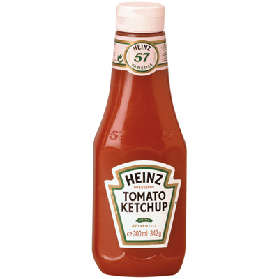 KETCHUP HEINZ PET 342G R10 KETCHUP HEINZ PET 342G R10