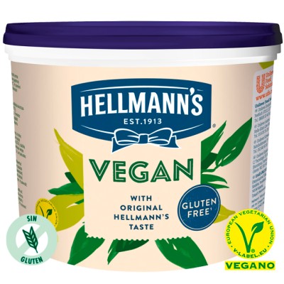 MAYONESA HELLMANS VEGANA 3KG MAYONESA HELLMANS VEGANA 3KG