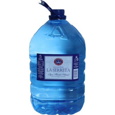 AGUA LA SERRETA MINERAL 5LT AGUA LA SERRETA MINERAL 5LT