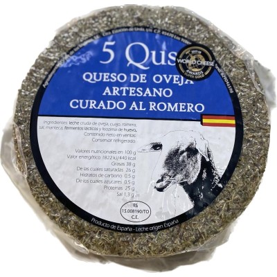 *QUESO CABRA AL ROMERO ARTESANO *QUESO CABRA AL ROMERO ARTESANO