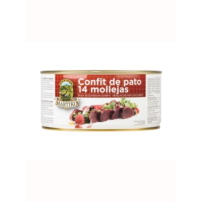 MOLLEJAS DE PATO EN CONFIT 860G. MOLLEJAS DE PATO EN CONFIT 860G.