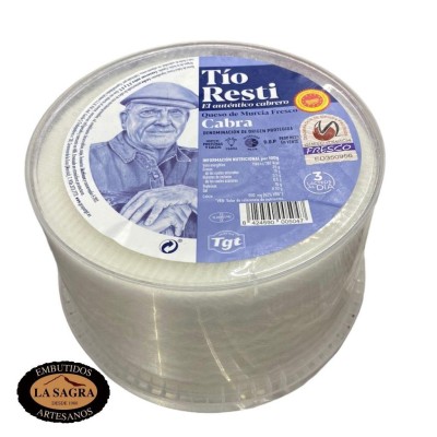 *QUESO FRESCO CABRA DO MURCIA TIO RESTI 1KG *QUESO FRESCO CABRA DO MURCIA TIO RESTI 1KG