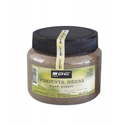 SOC CHEF PIMIENTA NEGRA MOLIDA 300 GR SOC CHEF PIMIENTA NEGRA MOLIDA 300 GR