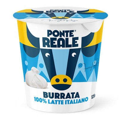 BURRATA VACA PONTE REALE 125 GR BURRATA VACA PONTE REALE 125 GR
