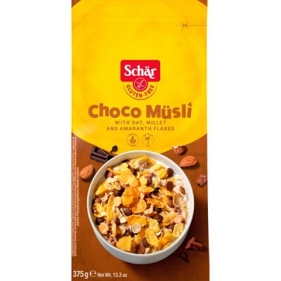 CHOCOMUESLI SIN GLUTEN SCHAR 375 HR