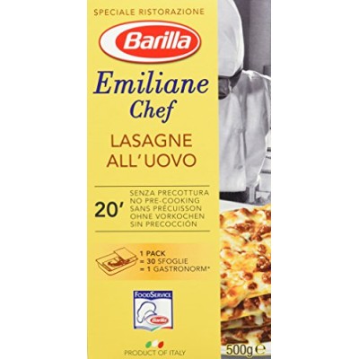 LASAÑA HUEVO BARILLA 500 GR