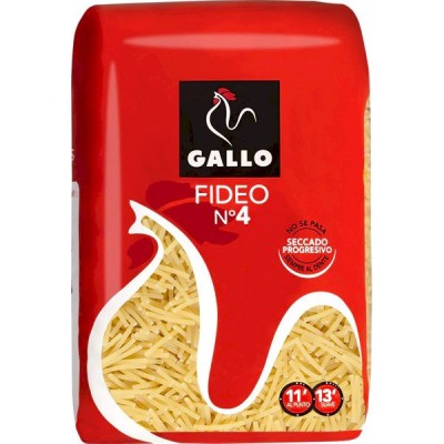 FIDEOS N.4 GALLO 450GR