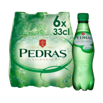 AGUA C/GAS PEDRAS PET 330