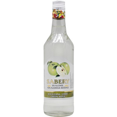 LICOR MANZANA S/ALCOH.SABERY750ML