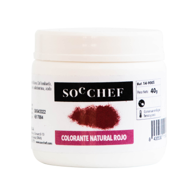 COLORANTE HIDROSOLUBLE ROJO 40 GR