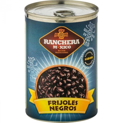FRIJOLES NEGROS RANCHERA M 420 GR BOTE