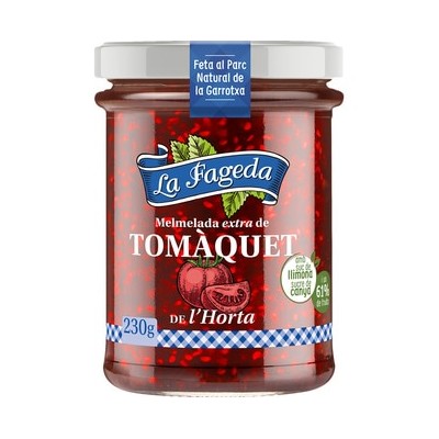 LA FAGEDA MERMELADA TOMATE 230 GR,.