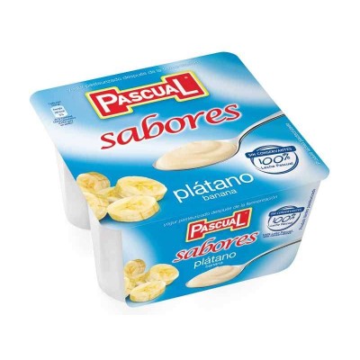 YOGUR PASC. PLATANO  4X120G B6