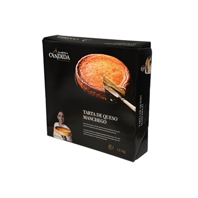 TARTA QUESO MANCHEGO 1.5 KG SIN GLUTEN  12 RACIONES