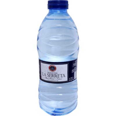 BOTELLA AGUA MINERAL LA SERRETA 500 ML PACK12