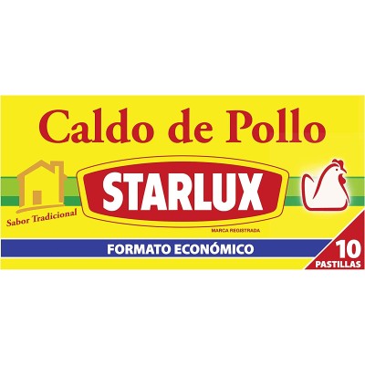 PASTILLAS CALDO POLLO STARLUX 10U