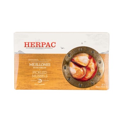 HERPAC MEJILLONES ESCABECHE 4/6 115 GR