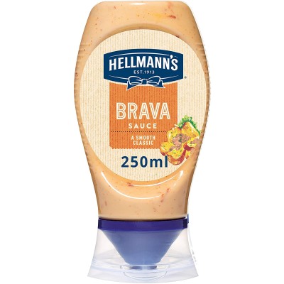 SALSA BRAVA HELLMANS BOCA BAJO 250ML.