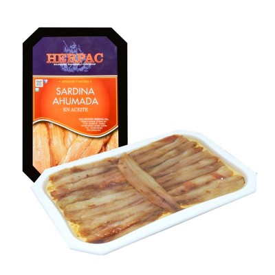 HERPAC SARDINA AHUMADA 500 GR18/22LOMOS