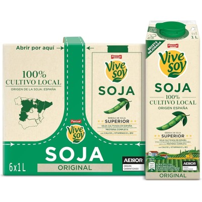 VIVESOY EDGE SOJA PLUS SIG S/AZUCAR 1LITRO