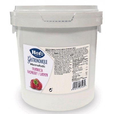 MERMELADA FRAMBUESA HERO CUBO 1K.