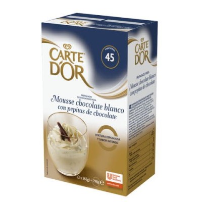 MUS DE CHOCOLATE BLANCO CARTE D'OR 1K.