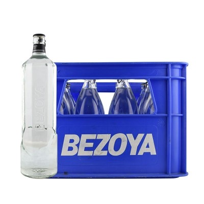 ENVASE BEZOYA AZUL CRISTAL 1 LITRO PACK COMPLETO