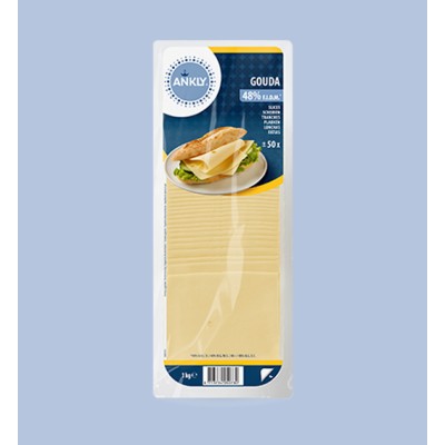 QUESO EDAM/GOUDA 48% LONCHAS1K ANKLY