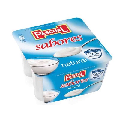 YOG SABOR PASC 4X120G NATURAL B6