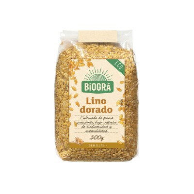 SEMILLAS LINO DORADO 500 GR BIOGRA