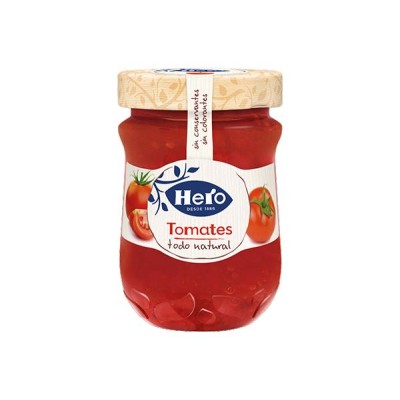 MERMELADA TOMATE TEMPORADA HERO FCO 330G.