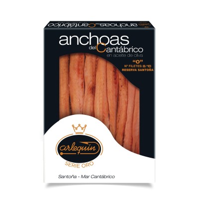ANCHOA CANTABRICO OLIVA LATA 90 GR ARLEQUIN